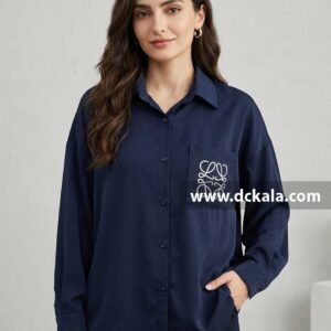 شومیز سیلک جیب گلدوزی
