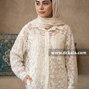 شومیز پری شیشه ای طرح دار